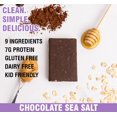 KiZE Energy Bar, Chocolate HHA1 Sea Salt, 9 Clean & Simple Real Food