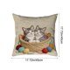 thumbnail image 3 of Uuiauoio Cute Animals Decorative Throw Pillow Cover , Animals Family Animals Outdoor Pillow Cases Square Standard Cushion Cover for Sofa Couch Bed Car 17.72x17.72 inch, 3 of 6
