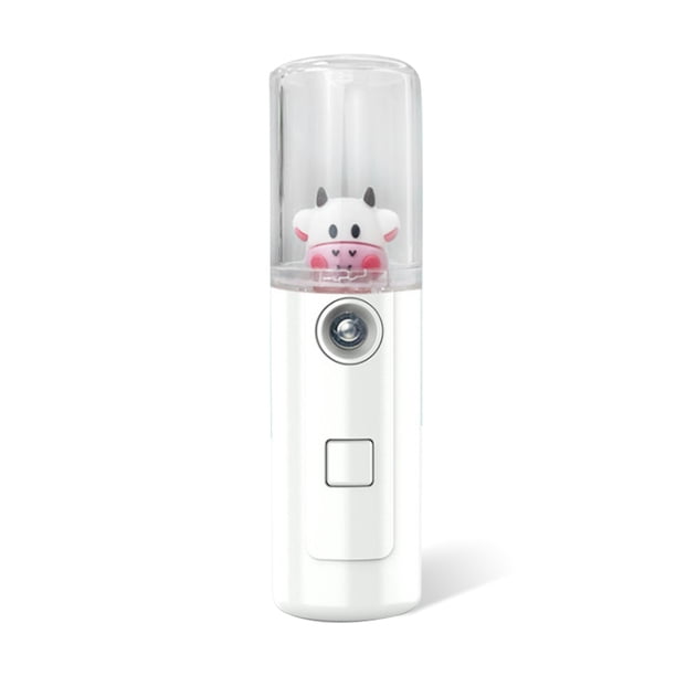 Portátil adorable cara pulverizador de la niebla 30 ml Mini humidificador Camping Atomizador personal Botón Operación Nebulizador Suministros de belleza Tipo 2 Verde Advancent HA012536-07B