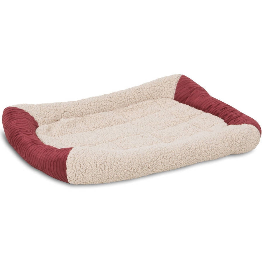 Aspen Pet, Self Warming Bolster Kennel Mat, Warm Spice, 23.5'L x 16.5'W