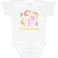 thumbnail image 3 of Inktastic I Love My Mommy Unicorn with Pink and Yellow Flowers Boys or Girls Baby Bodysuit, 3 of 5