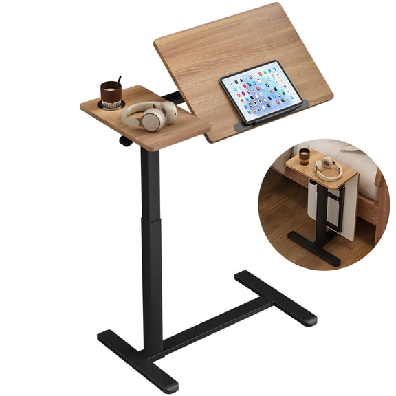 Height Adjustable Laptop Computer Desk, No Assembly, Standing Desk for