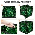 thumbnail image 4 of Saint Patrick's Day Foldable Cube Organizer with Handle, 10.8"x10.5"x10.6", Large Capacity Clothes Storage Containers Basket, 4 of 6