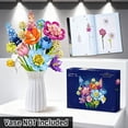 thumbnail image 3 of PLAXSOON Flower Bouquet Set, 888-Piece Botanical Building Blocks for Valentine's Day, 3 of 10