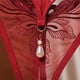 thumbnail image 5 of Lencería sexy, tanga sexy con la parte superior abierta, traje apasionado de mujer, bordado transparente coqueto, 5 of 6