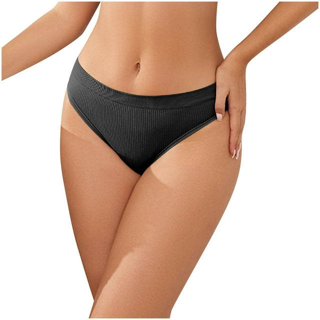 Pantalon Uni pour Femmes à Taille Basse, Confortable, Respirant et à la Mode (Culottes Triangulaires pour Femmes)