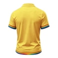 thumbnail image 4 of GrmtClth Pride T Shirt for Men Equality We the People Means Everyone Rainbow Graphic Polo Breathable Short Sleeve Top Soft Collared Button Clothing Yellow S, 4 of 4
