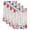 Red, Blue, Gray, variant on 4th of July Kitchen Towels Set of 1, Independence Day Star American Absorbent Dish Towels for Kitchen, Microfiber Hand Towel, Quick Drying Tea Towel for Cleaning Decorative Dishcloths