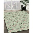 thumbnail image 2 of Ahgly Company Indoor Square Patterned Khaki Green Novelty Area Rugs, 4' Square, 2 of 6