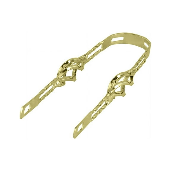 Bike 12 Cage Twisted Fender Braces Gold.