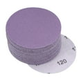 thumbnail image 1 of Unique Bargains 30 Pack 3-Inch Purple Sanding Discs 120 Grits Hook & Loop Professional Aluminum Oxide Sandpaper, 1 of 5
