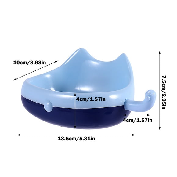 Soap Holder - Qyaukm Soap Dish Holder, Strong Suction Cup Wall Mounted Drainer with Cartoon Design, No Drill Installation for Shower, Bathroom, Bathtub & Kitchen Sink