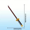 thumbnail image 3 of Magic Knife Thousand Blades Anime Building Blocks Assembled Model Weapon Scabbard Bricks Toys Boy Educational Toy Gift, 3 of 6