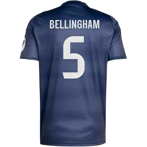 Generic Madrid Bellingham #5 Away 25/26 Soccer Jersey for Men Fan Version -Blue