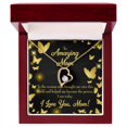 thumbnail image 1 of To Mom Love you Mom! Forever Necklace w Message Card, 1 of 8