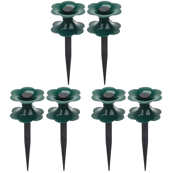 Hytrove Garden Hose Guide Spike Plastic 6Pack 9.8x3.5in Gardening Equipment Flower Bed