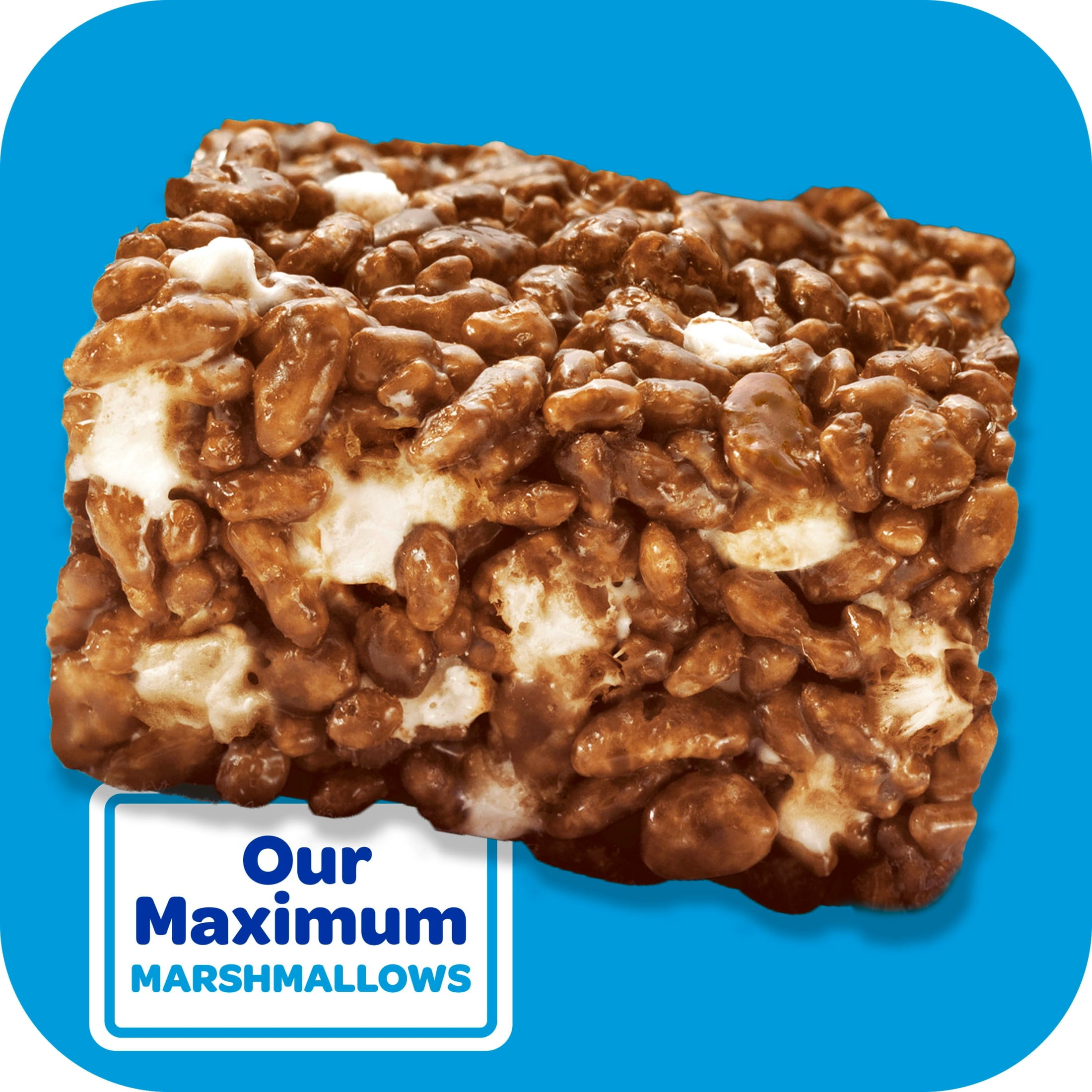 Rice Krispies Treats Homestyle Chocolate Chewy Crispy Marshmallow Squares, Kids Snacks, 13.96 oz, 12 Count