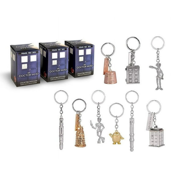Doctor Who Figural Blind Box Keychain | 3 Random