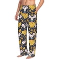 thumbnail image 6 of Logiee Mouse Cheese Print Pajama Pants for Men,Men’s Pajama Bottoms,Mens PJ Pants with Pockets & Button Fly-Large, 6 of 6