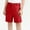 Red, variant on Boys Chino Shorts with Pockets- Casual Pull On Comfort Waist School Uniforms