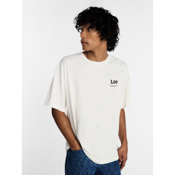 Kacey Lee Men's and Big Men's Graphic Boxy Tee, Sizes S-2XL