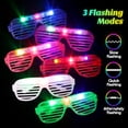 thumbnail image 3 of 20 Pack LED Glasses Dance Party Favors Light up Glasses, Glow In The Dark Party Supplies Accessories for Kids Adult,New Years Eve Party Supplies 2026 Neon glasses Birthday Party Favors, 3 of 7