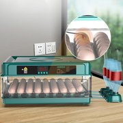 Automatic Egg Incubator,Egg Digital Poultry Hatcher Machine ith Automatic Egg Turning, Temperature & Humidity Control, Efficient LED Lighting for Chicken Geese Ducks Pigeons Quails