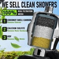 thumbnail image 2 of High-output shower filter - 99% removal of hard water, heavy metals, chlorine, and harmful substances, improves your skin and hair (silver), 2 of 4