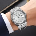 thumbnail image 5 of SKMEI Watches for Men,Luxury Round Big Face Business Dress Analog Quartz Mens Wristwatch Gifts for Men, 5 of 5