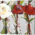 thumbnail image 2 of Great Art Now Red Romantic Blossoms by Jane Slivka 2 Piece Canvas Art Set Each 14W x 14H, 2 of 3