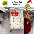 thumbnail image 5 of Juego de sábanas Franco Collectibles Dr. Seuss El Grinch completo, 5 of 5