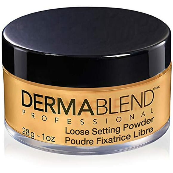 Dermablend Loose Setting Powder, Face Powder Makeup & Finishing Powder for Light, Medium & Tan Skin Tones, Mattifying Finish and Shine Control, Warm S