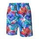 thumbnail image 4 of Fotbe Bright Flowers Trajes de Baño Estampados para Hombre, Shorts de Verano de Secado Rápido, Ropa de Playa, Bañadores-Small, 4 of 6