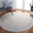 thumbnail image 2 of SAFAVIEH Cape Cod Linda Abstract Dots Polyester Area Rug, Grey/Pink, 5' x 5' Round, 2 of 7