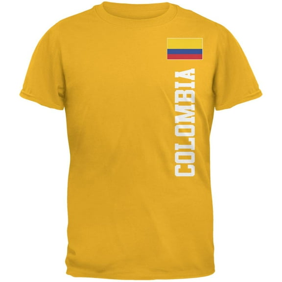 World Cup Colombia Yellow Adult T-Shirt - Medium