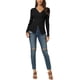 thumbnail image 2 of INSPIRAR CHIC Suéter Casual de Manga Larga con Cuello en V para Mujeres Otoño Invierno S Negro, 2 of 7