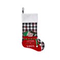 thumbnail image 1 of Ounissouiy Calcetín de Navidad Prop en el hogar Colgante de vacaciones A cuadros Calcetín de Navidad Bolsa de regalo Accesorios Bolsas de embalaje Kits de decoración para fiestas En blanco y negro Ounissouiy HA068311-02, 1 of 6