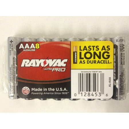Rayovac UltraPRO Alkaline AAA Batteries 8-Pack