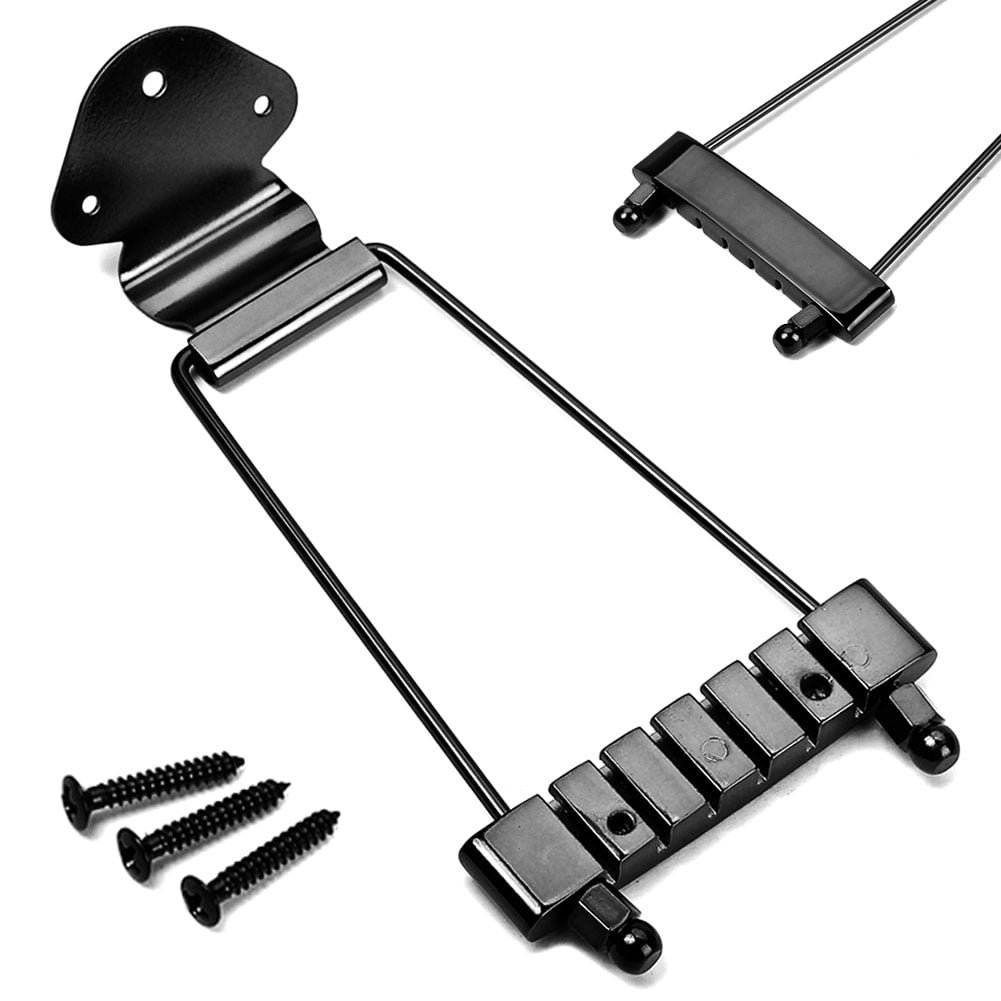 YIMIAO 6String Standard Trapeze Tailpiece Bridge for Hollowbody