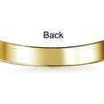 thumbnail image 5 of Bling Jewelry Mens Classic Men's Gold Plated ID Bracelet with Figaro or Cuban Chain 8-9 Inch, 5 of 6