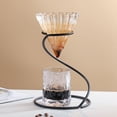 thumbnail image 2 of Minimalist Metal Pour Over Coffee Stand - Hand Drip Filter Holder Compatible with Hario - 1 Cup Coffee Dripper Stand, 2 of 5