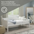 thumbnail image 6 of Hillsdale Furniture Staci Arched Wood Twin Daybed, Classic White, 6 of 14