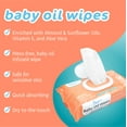 thumbnail image 3 of The Pharma-C Company Baby Oil Wipes. (60 Wipes) Enriched with Almond and Sunflower Oils, Aloe and Vitamin E., 3 of 7