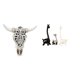thumbnail image 1 of Escultura Tribal De Cabeza De Toro Y Estatua De Jirafa De Cerámica Para Colgar En La Pared Y Centro De Mesa Para Oficina, Decoración De Dormitorio, Granja, Adorno Creativo., 1 of 8