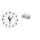 thumbnail image 1 of Reloj de pared,Reloj de pared con bailarina,reloj decorativo colgante.,Cesta de almacenamiento,Cesta organizadora de almacenamiento de cocina colgante de alambre,Organizador de pared para baño, 1 of 8