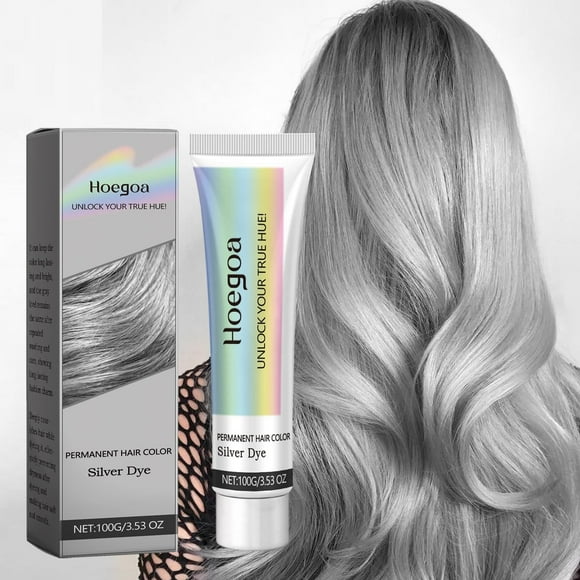 Iumwxz Coloration Élégante aux Tons Étains pour une Couleur Longue Durée Verrouillage et Nutrition Extraits de Plantes Soin des Cheveux Tendance