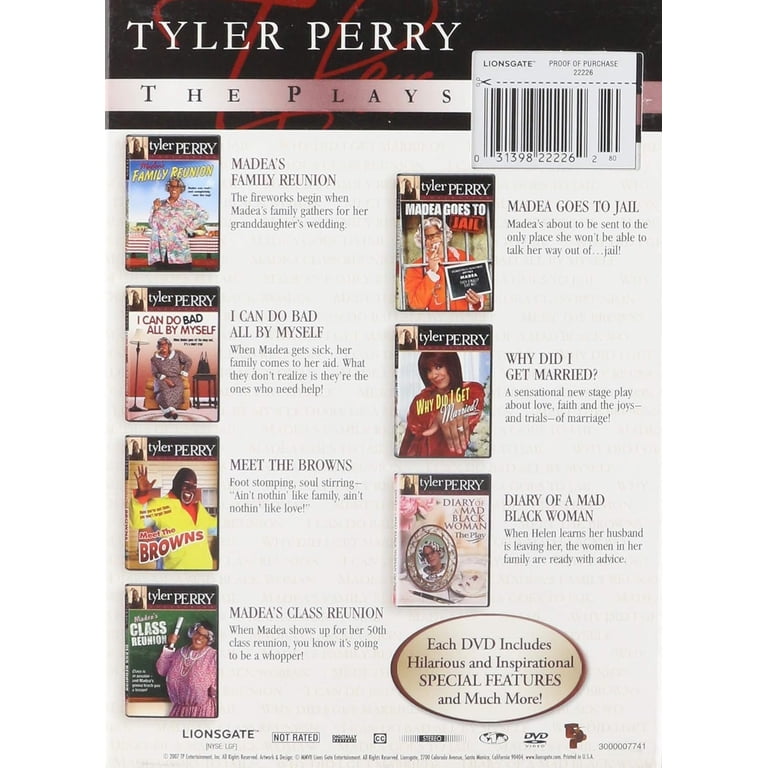 Lionsgate Tyler Perry Play Collection (Box Set) [DVD] - Walmart.com