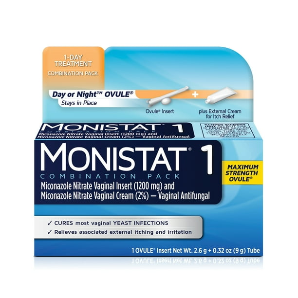 MONISTAT 1Dose Yeast Infection Treatment, 1 Ovule Insert