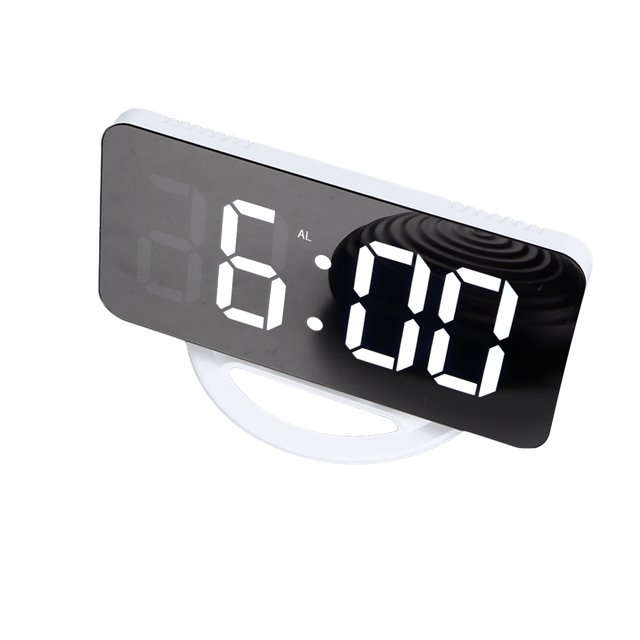 Réveil Automatique, Réveil Numérique à LED Miroir Réveil Vibrant LED Qualité de Confiance