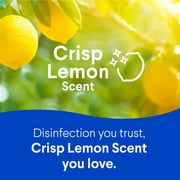 Clorox Disinfecting Cleaning Wipes, Bleach Free, Crisp Lemon, 35 Count